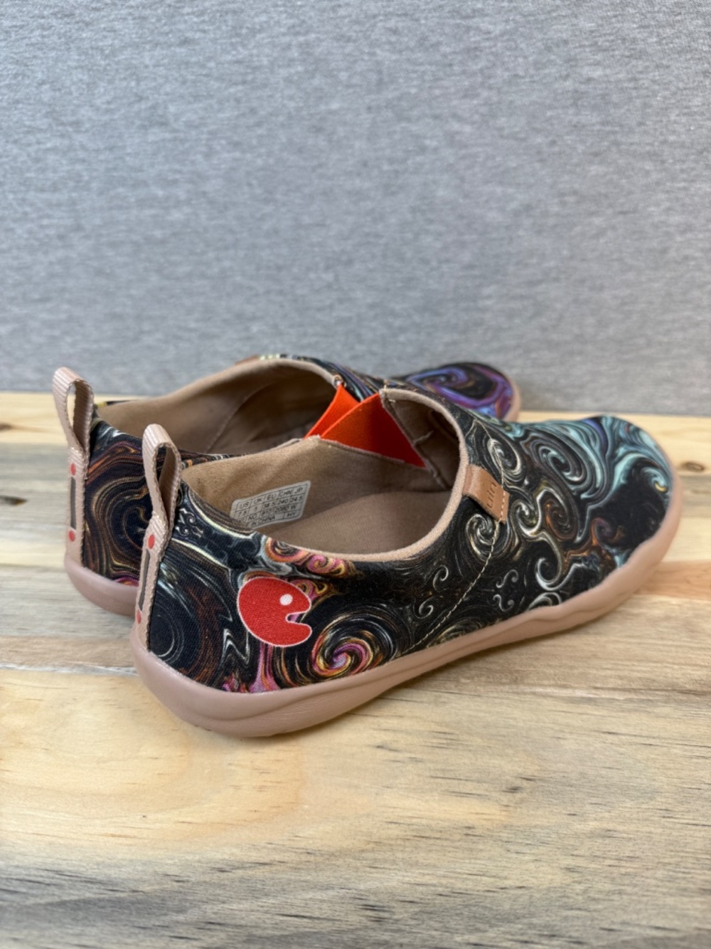 UIN Toledo Starry Night Slip On Sneakers Women's Size 7.5 Artsy Art Teacher Cool - Picture 4 of 16